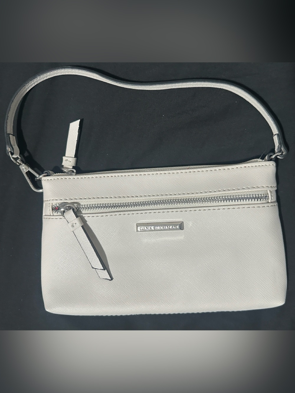 Dana Buchman Small White Purse/ Wristlet